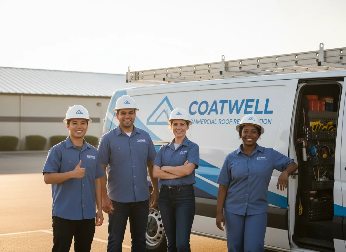 Commercial roof coating company in Pulaski, IA